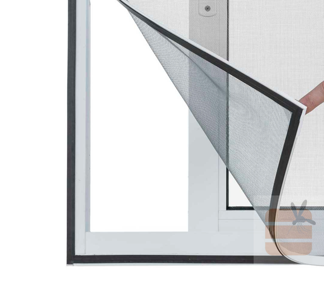 Kit Tela Mosquiteiro Magnética 90cm x 90cm - Block Insetos