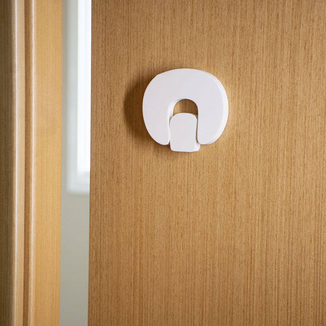 Trava Porta Protetor E.V.A Branco - Comfortdoor