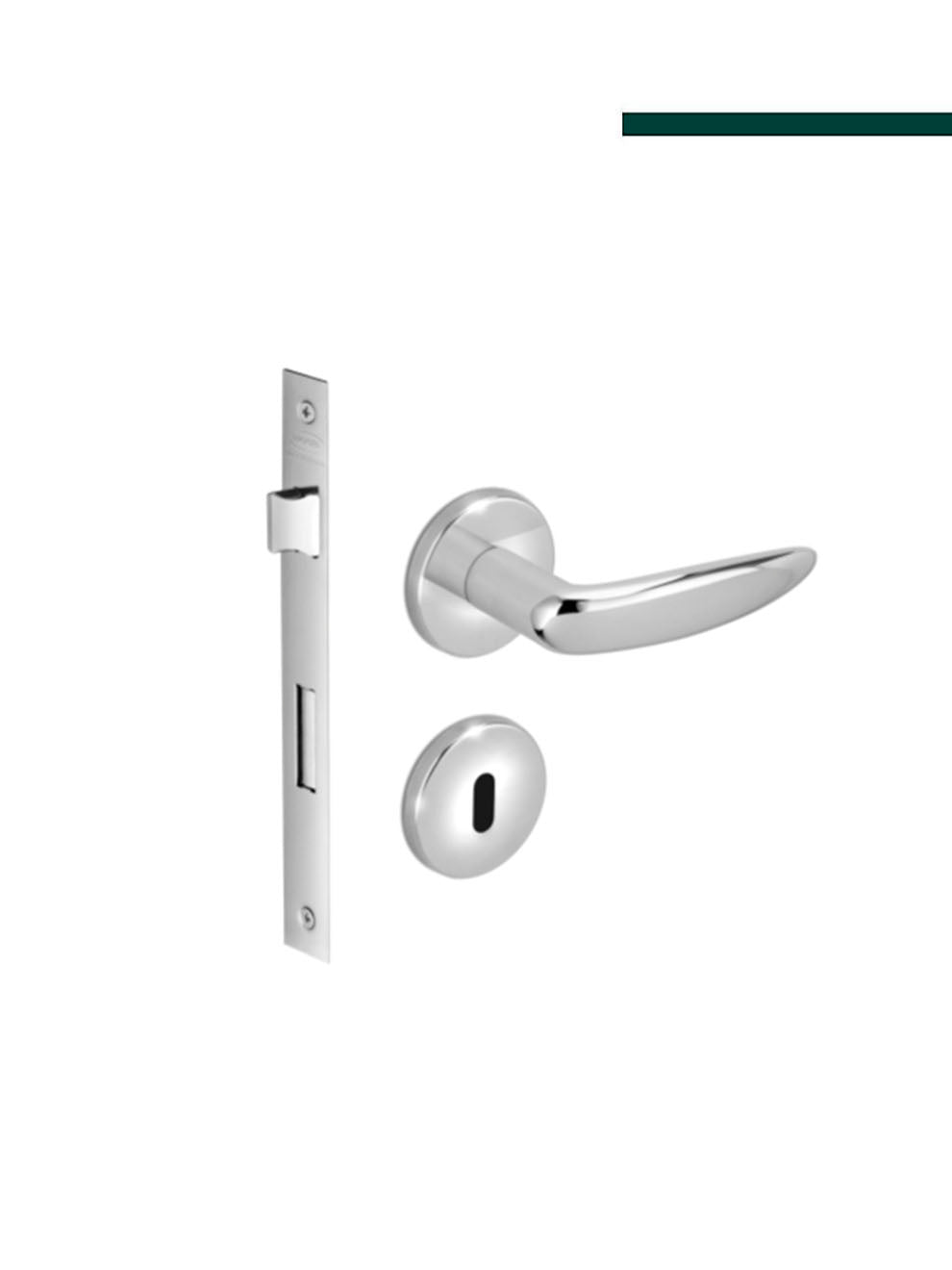 IMAB - Fechadura VERT 2 Cromado Acetinado Interna