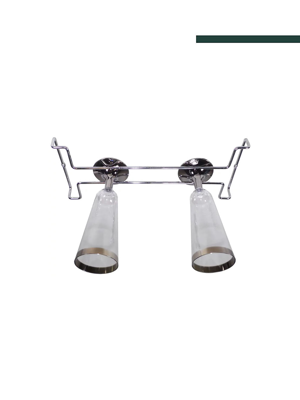 Suporte Porta Taças Reto 398x30x115mm Cromado 4351 - Jomer