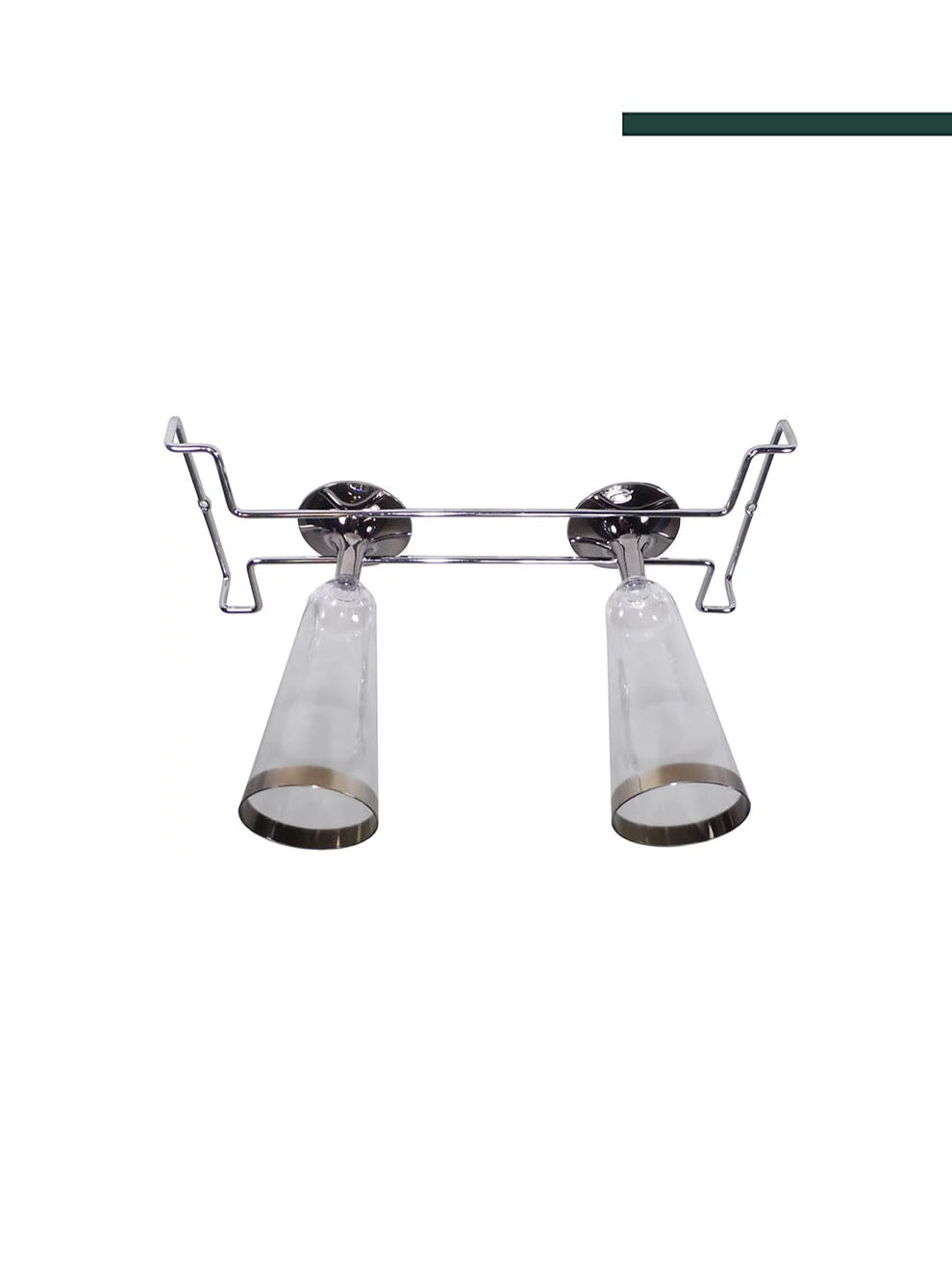 Suporte Porta Taças Reto 468x30x115mm Aço Cromado 4352 - Jomer