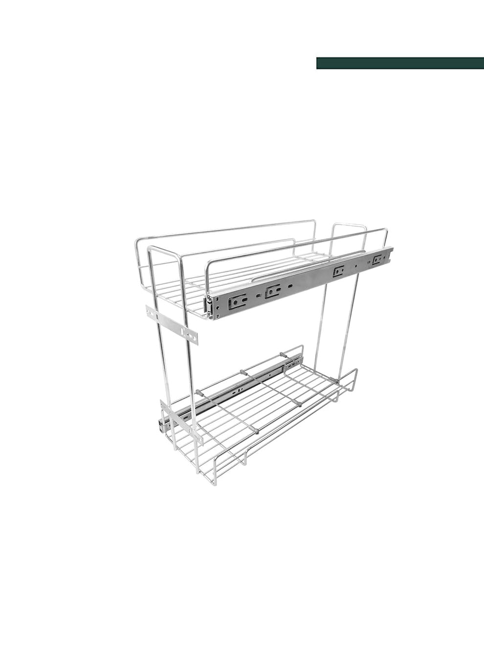 Porta Latas / Óleo R1 200 - 200x425x450mm Cromado 8667 - Jomer