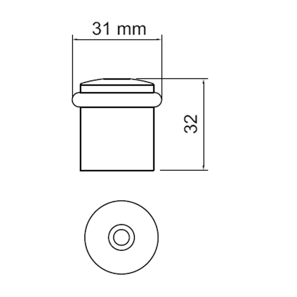 Amortecedor 0300 zamak Cromado - IMAB