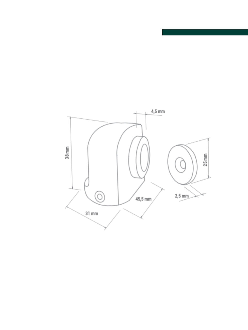 IMAB - Prendedor 0315 Zamak C/ Cartela Cromado Acetinado