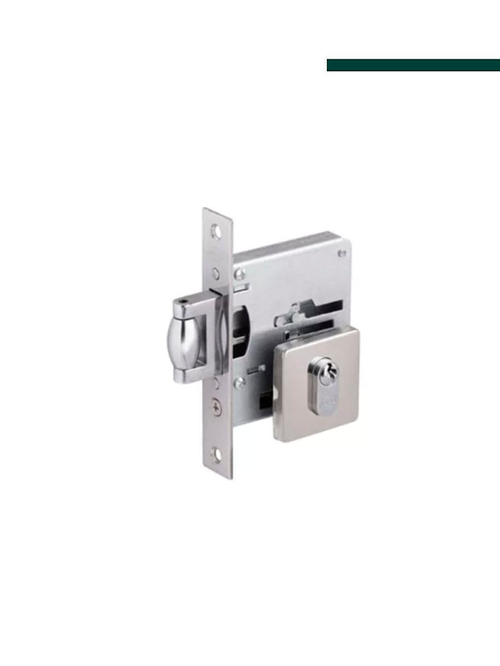 Imab - Fechadura Auxiliar 2791 INOX COM ROLETE cilindro 3000