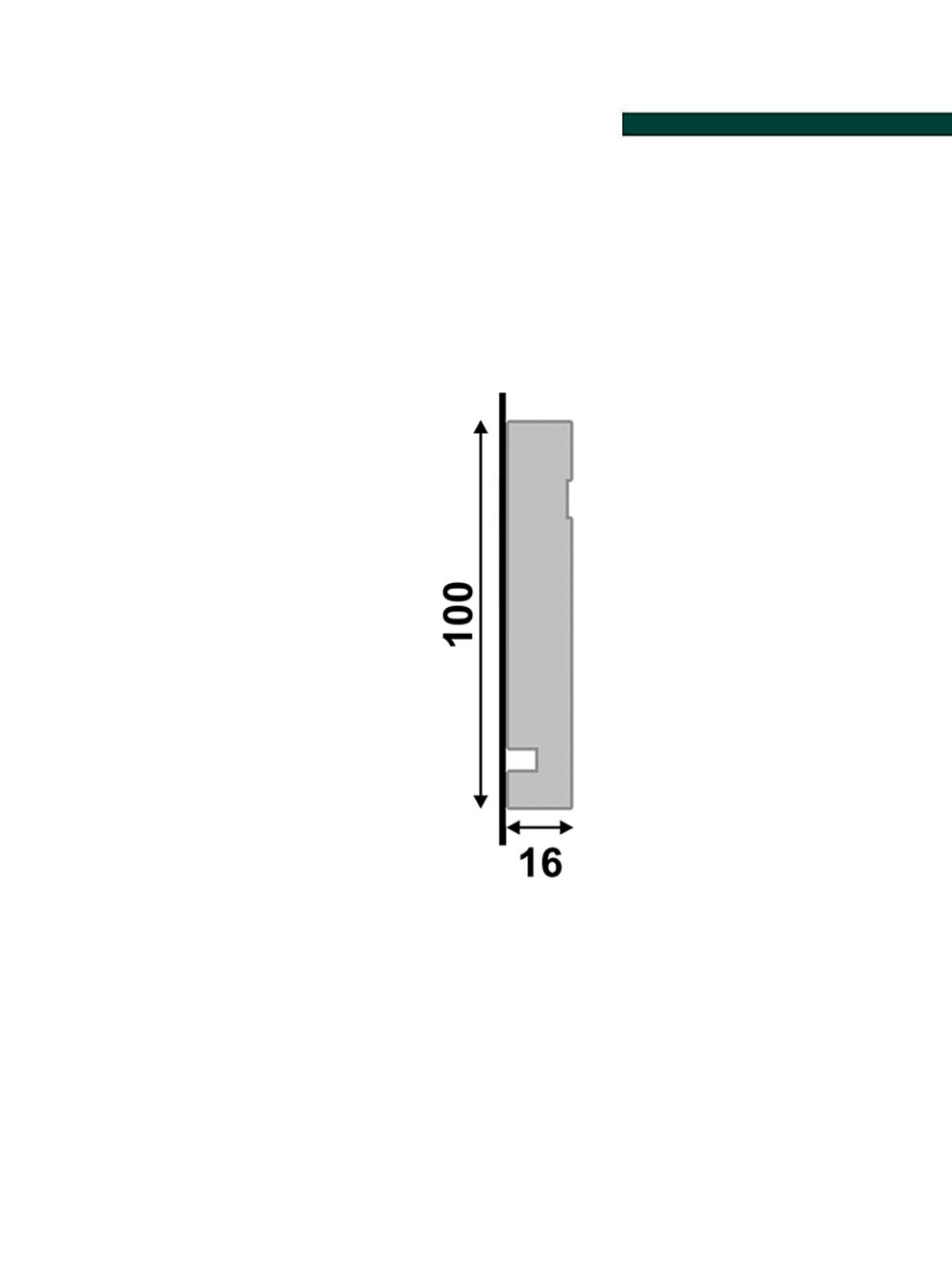 Santa Luzia - Guarnição 456 Cinza Glacial – 10cm - Barra