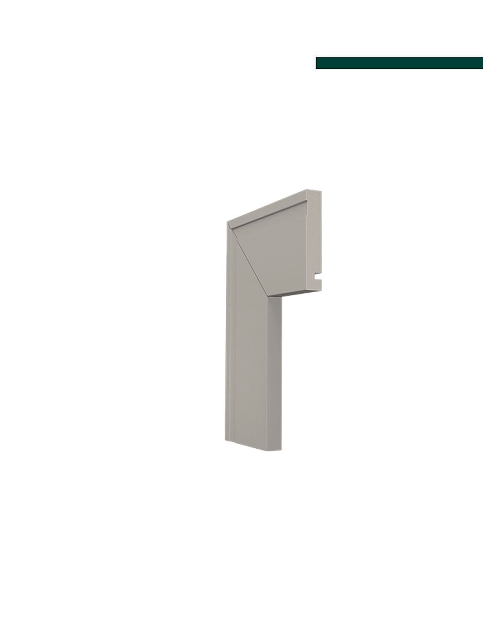 Santa Luzia - Guarnição 456 Cinza Glacial – 10cm - Barra