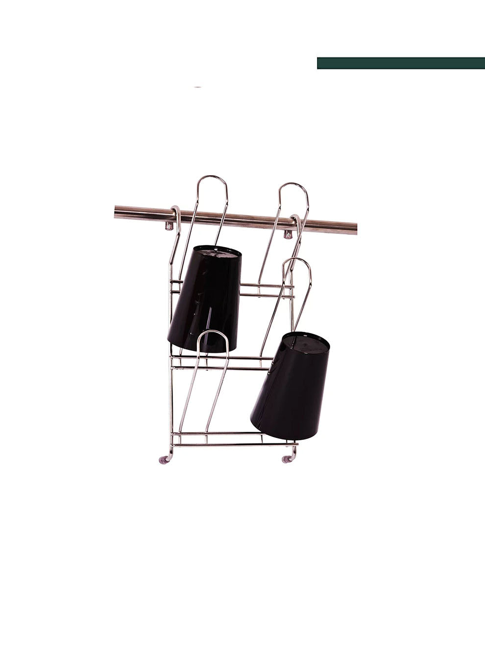 Suporte Para 6 Copos Inox Escorredor De Copos 3032 - Jomer