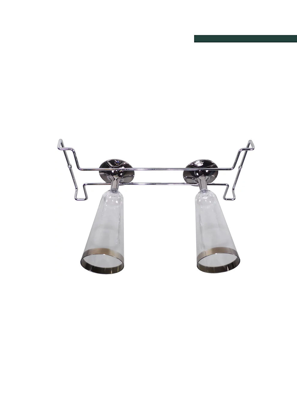 Suporte Porta Taças Reto 398x30x115mm Inox 3351 - Jomer