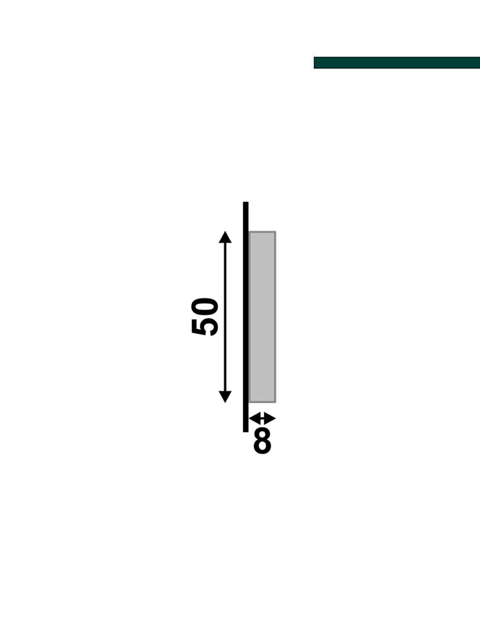 Santa Luzia - Guarnição LEV51 Poliestireno branco