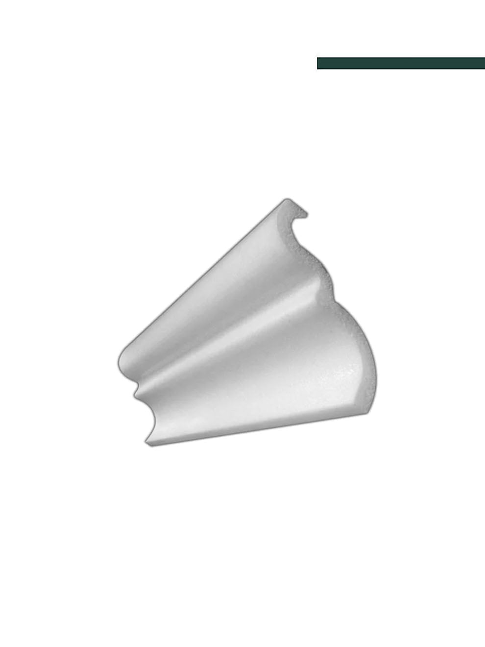 EPEX - Perfil canto rodateto F80 PCT C/2 PEÇAS (C/24cms)