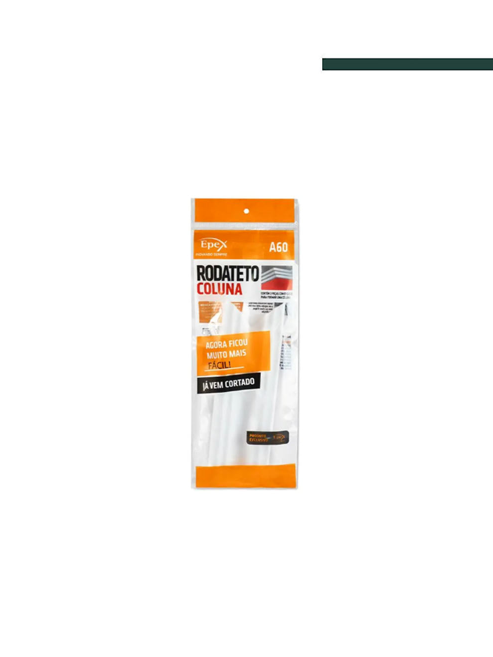 EPEX - Perfil Coluna Rodateto A60 PCT C/2 PEÇAS (C/24cms)