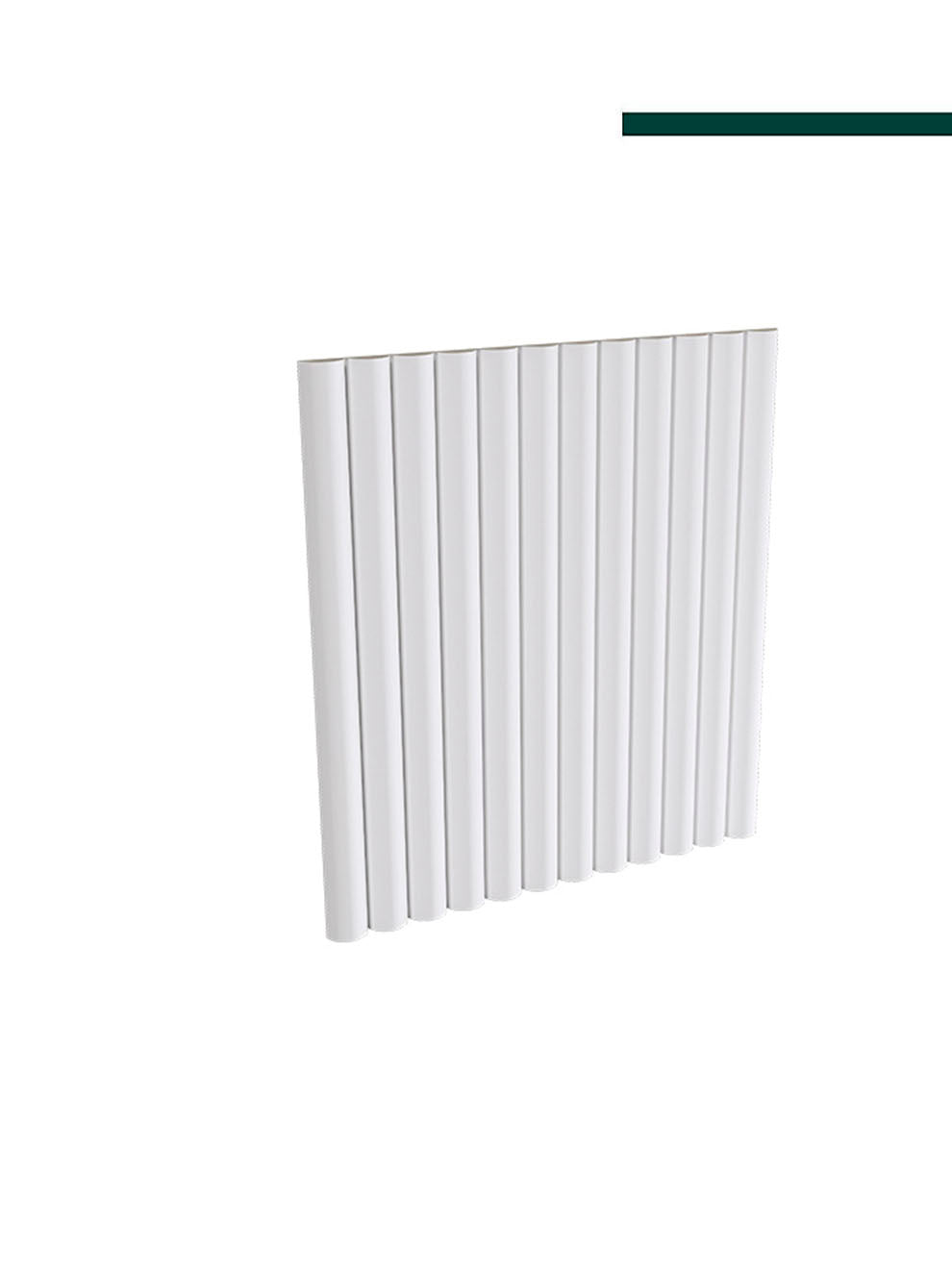 Santa Luzia - Meia cana 599 curva branca (PACOTE C/ 6 PEÇAS) 2,80m