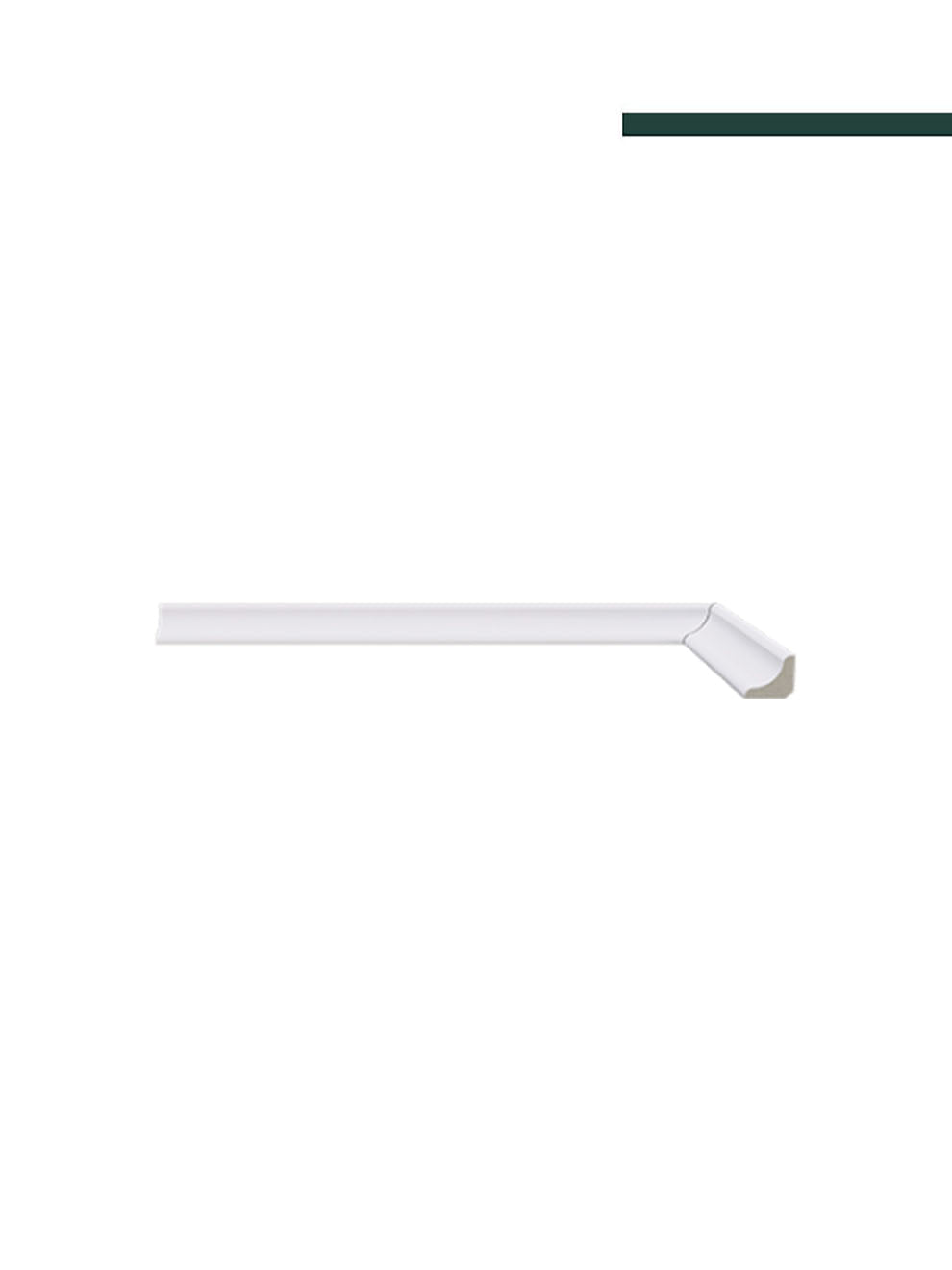 Santa Luzia - Cordão 602 branco 16x16mm (PACOTE C/ 5 PEÇAS) 2,40m