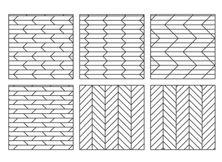 Revestimento Chevron branco s/ friso 350 x 70mm x 8mm 0,50 m2 (CX - 26 Peças) - Santa Luzia