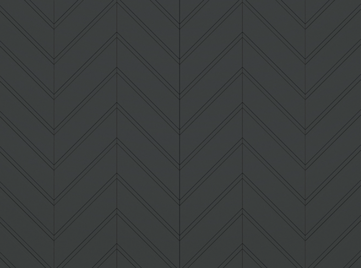 Revestimento Chevron Cinza grafite c/ friso 350 x 70mm x 8mm 0,50 m2 (CX - 26 Peças) - Santa Luzia