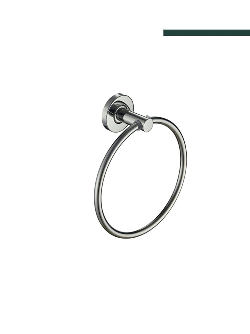 Italy - Porta toalha Argola Oceano Inox Polido