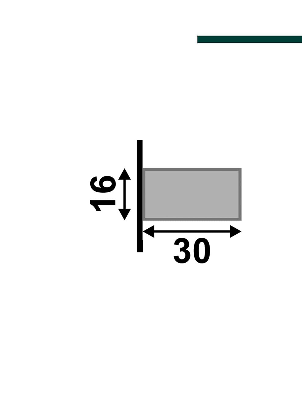 Ripado 466 branco 30mm x 16mm x 2,80m (Par - 2 peças) - Santa Luzia