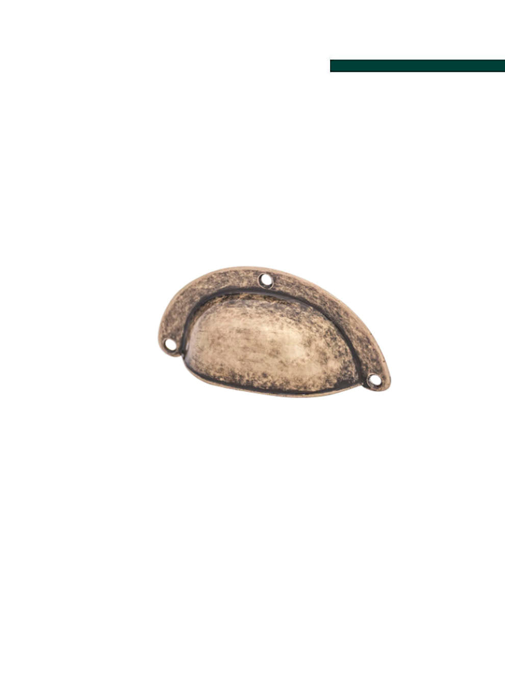 Torralba - Puxador 430 Texas ouro velho tamboreado