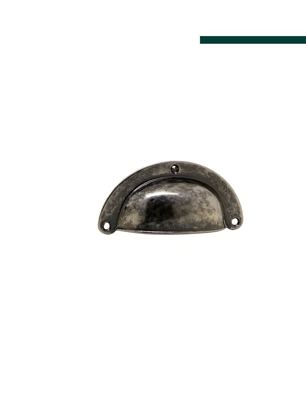 Torralba - Puxador 430 Texas prata velha tamboreado