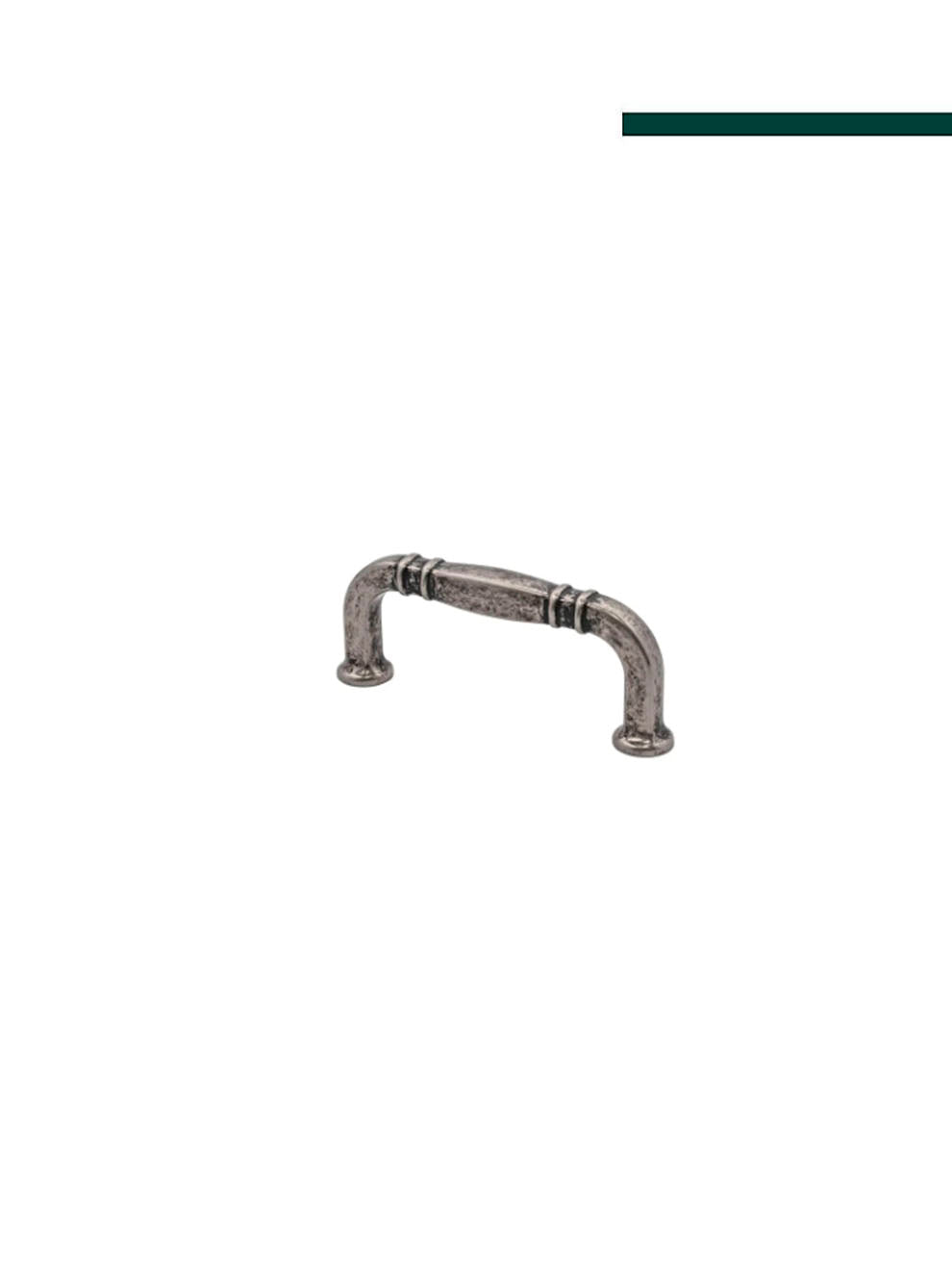 Torralba - Puxador 1765 Grenade prata velha tamboreada