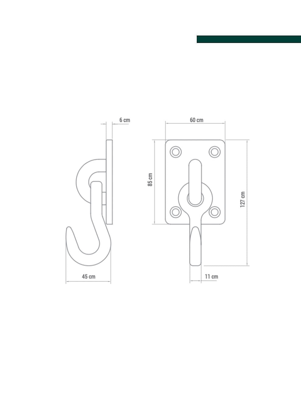 IMAB - Gancho 0500 Latão Cartela/PAR Cromado