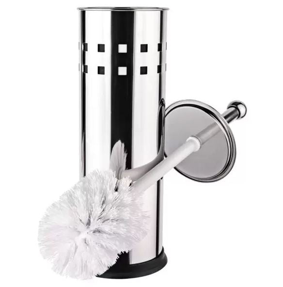 Escova Sanitária com suporte em aço inox, BAN6682, Euro Home