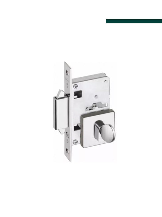 IMAB - Fechadura auxiliar 2441 Inox 1/2 CILINDRO 3000 C/BOTÃO