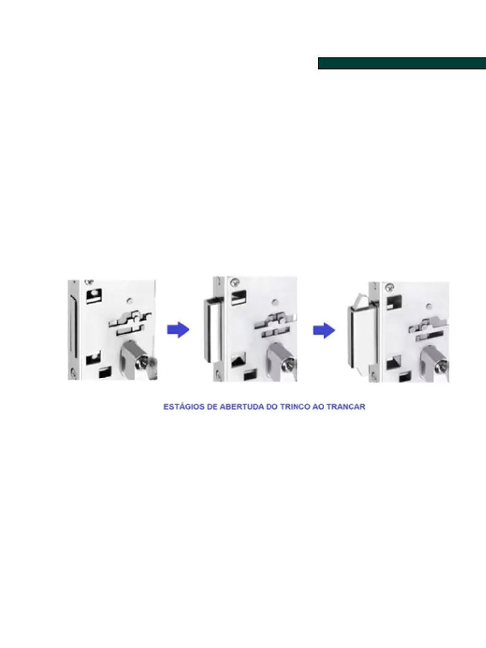 IMAB - Fechadura Auxiliar 2469 Inox 1/2 CIL3000 Com botão