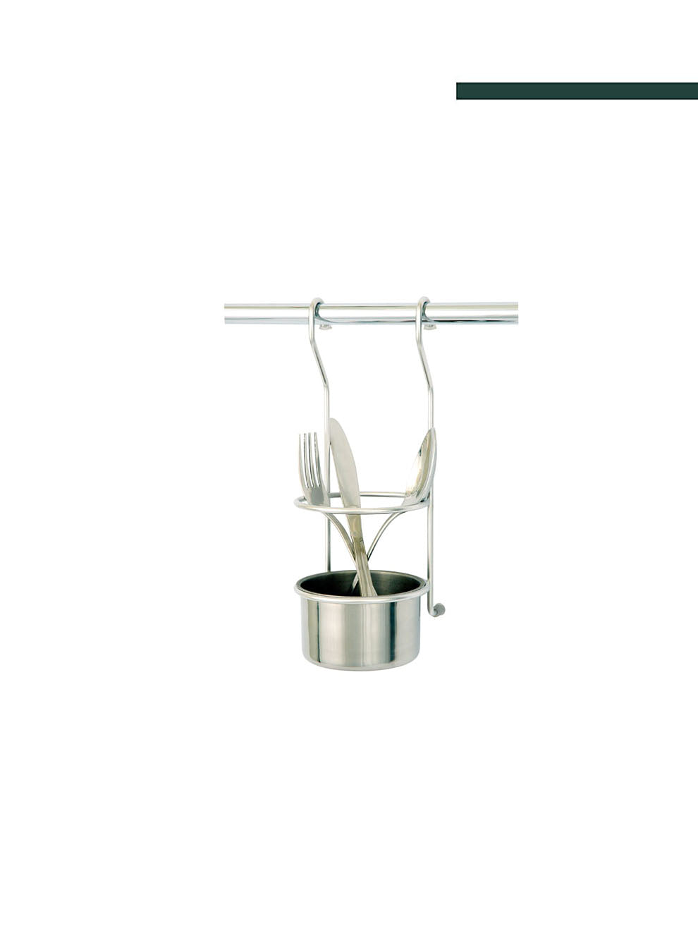 Porta Talheres em Inox Para Uso em Barra 3004 - Jomer