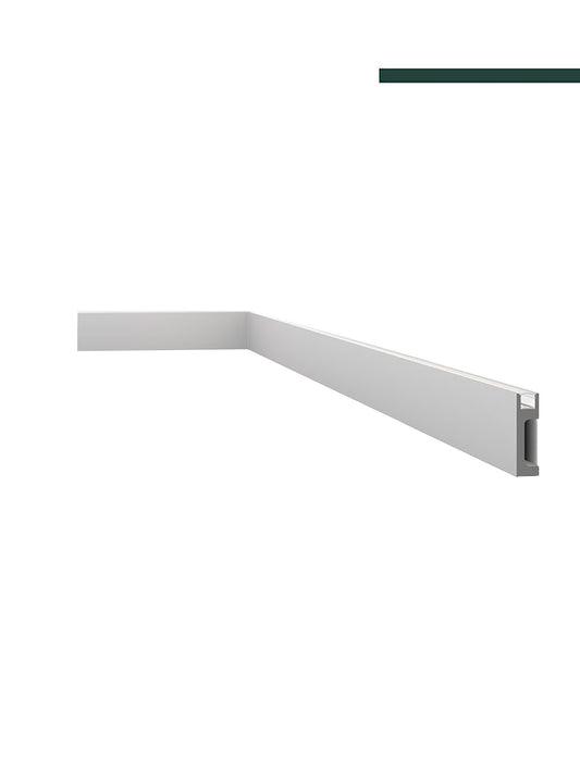 GART - Rodapé Wallstyl IL10 LED 23mm x 80mm x 2,00m - PEÇA