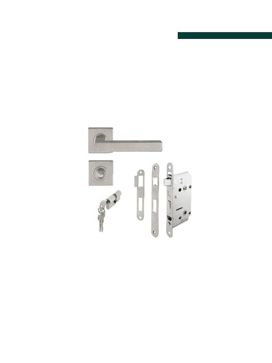 HAFELE - Fechadura Schiller Interna CRA - RTC/MCNT Inox fosco