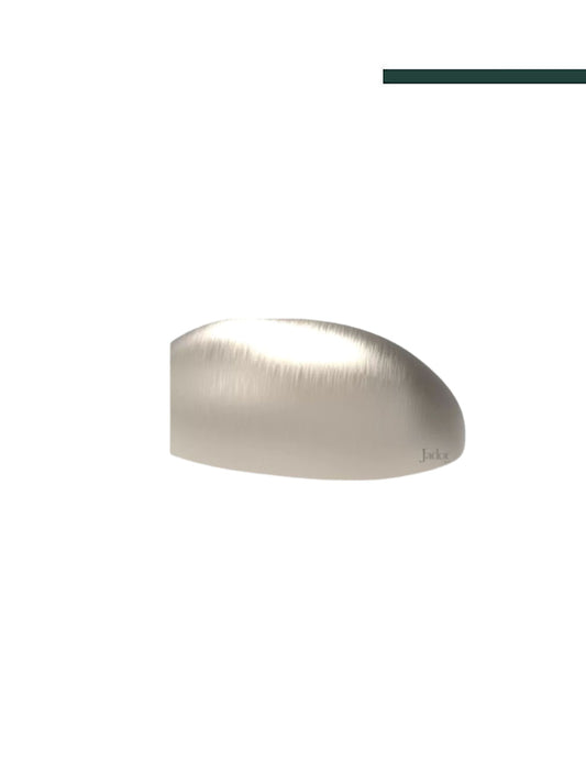 JADOR - Puxador 3531 Concha Lunar 64mm Escovado (CX C/12 PEÇAS)