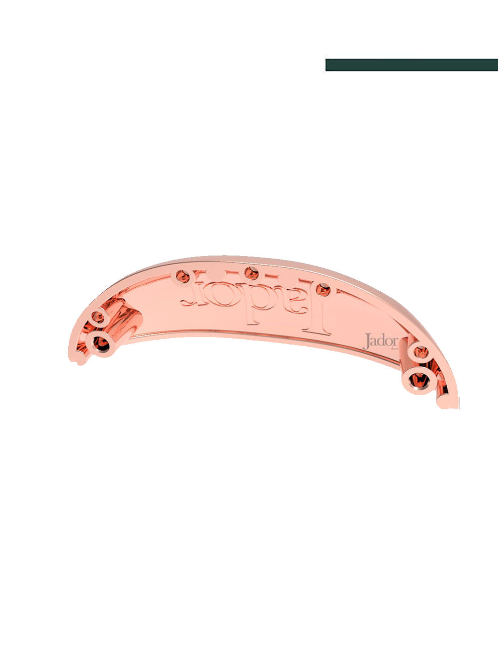 JADOR - Puxador 3536 Concha Lunar 64mm RED GOLD (CX C/12 PEÇAS)
