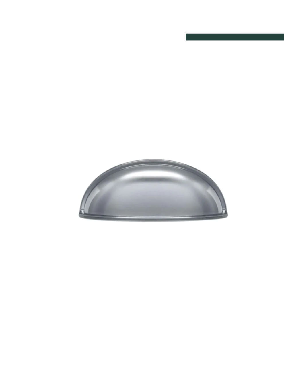 JADOR - Puxador 3500 Concha Nozes 64mm CROMO (CX C/12 PEÇAS)