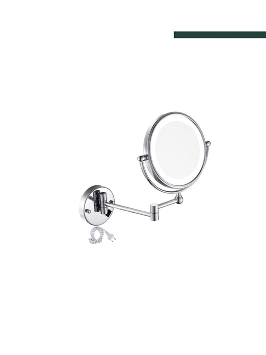 Italy - Espelho EF-L8 com/luz redondo Articulado E6510