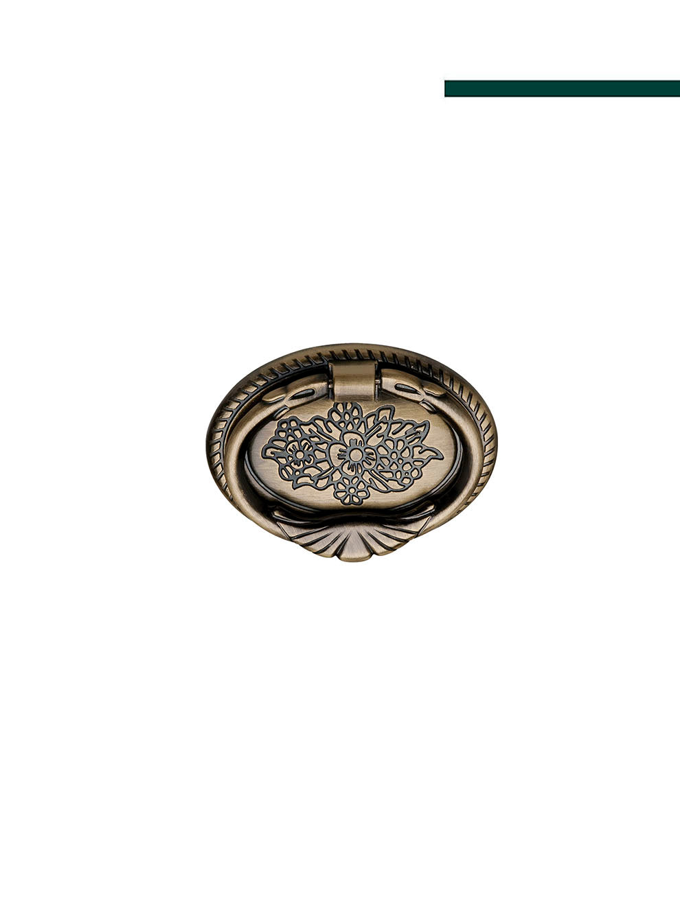 Italy - Puxador colonial 102 Grande antique (CX c/10peças)