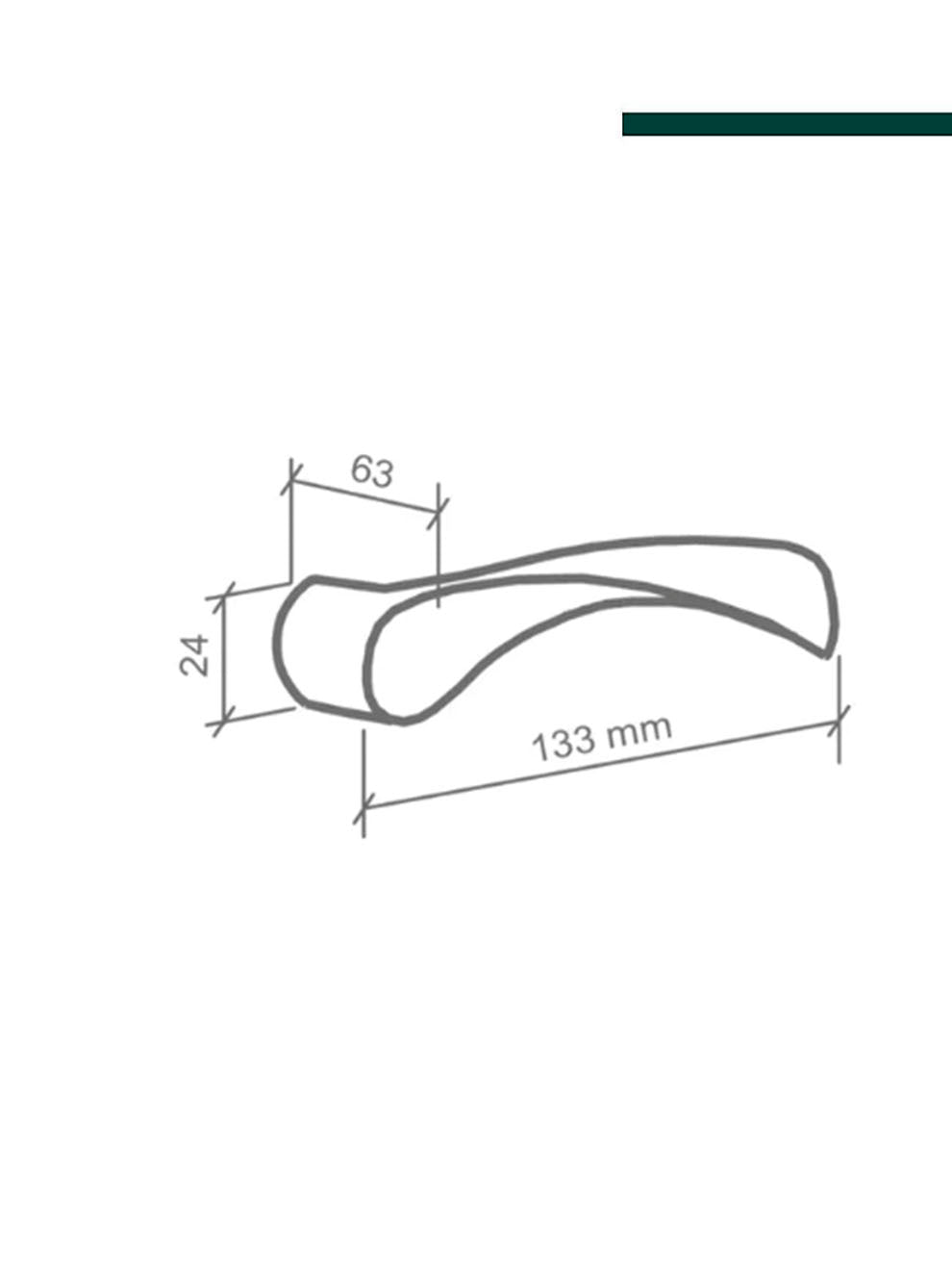 IMAB - Fechadura QATTRO Antique Banheiro