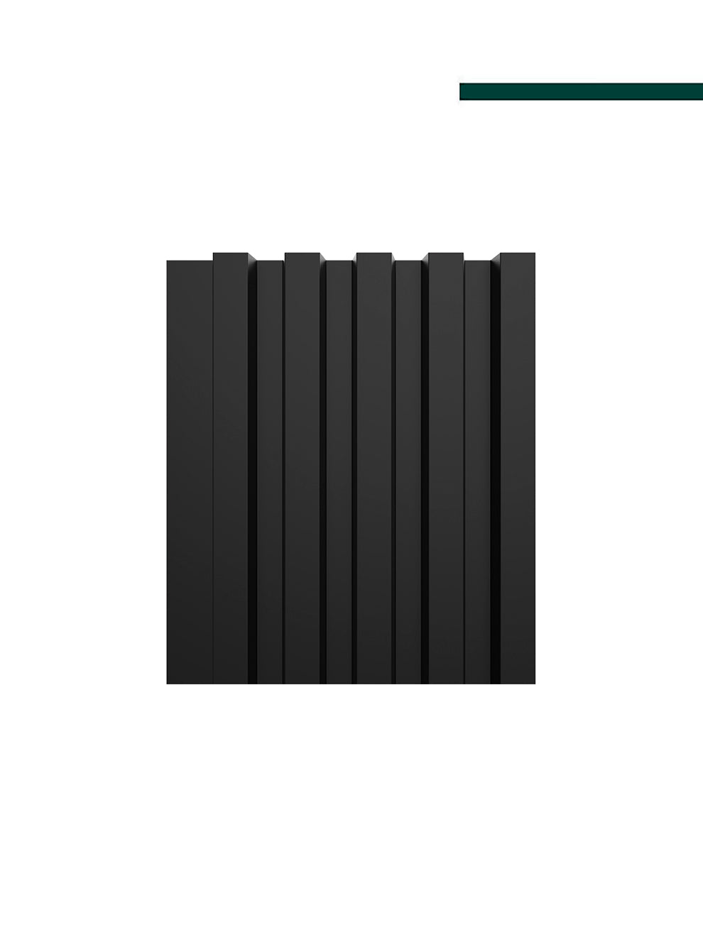 Ripado 71112 Crosswall Preto Vulcano (cx com 9 peças) - Arquitech