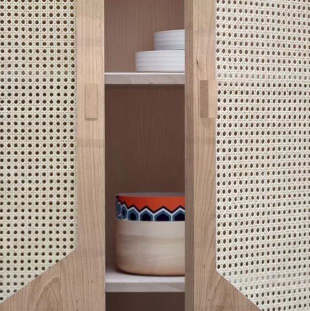 Rattan Natural Aberto 060 Quadrado - (Rolo 15mts x 0,60 Largura) - Renna