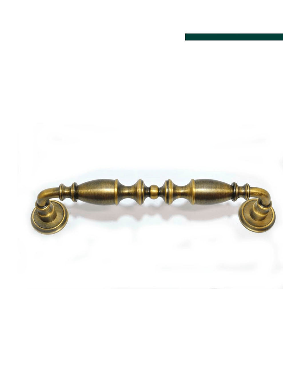 Puxador Frisado 1416 com Roseta 558 - Latão - FEC