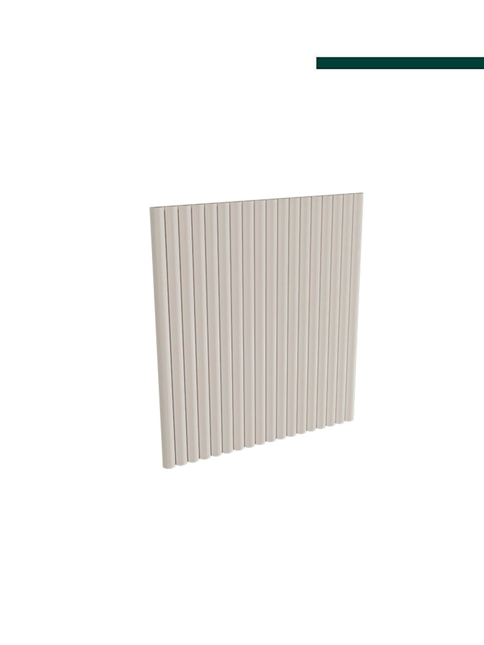 Santa Luzia - Meia cana 598 curva Champanhe 25x13mm (PACOTE C/ 6 PEÇAS) 2,80m