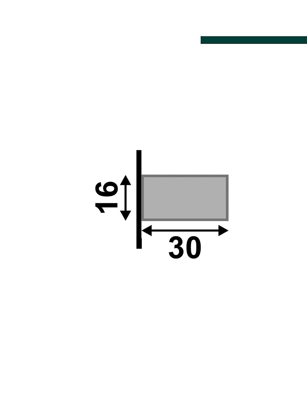 Santa Luzia - Ripa Champanhe 30mm x 16mm 2,80m (PCT C/2)