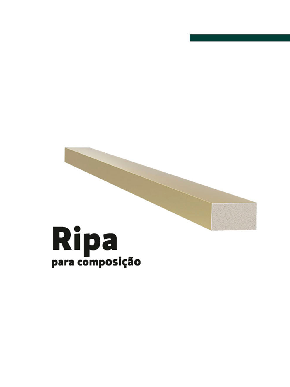 Santa Luzia - Ripa Champanhe 30mm x 16mm 2,80m (PCT C/2)