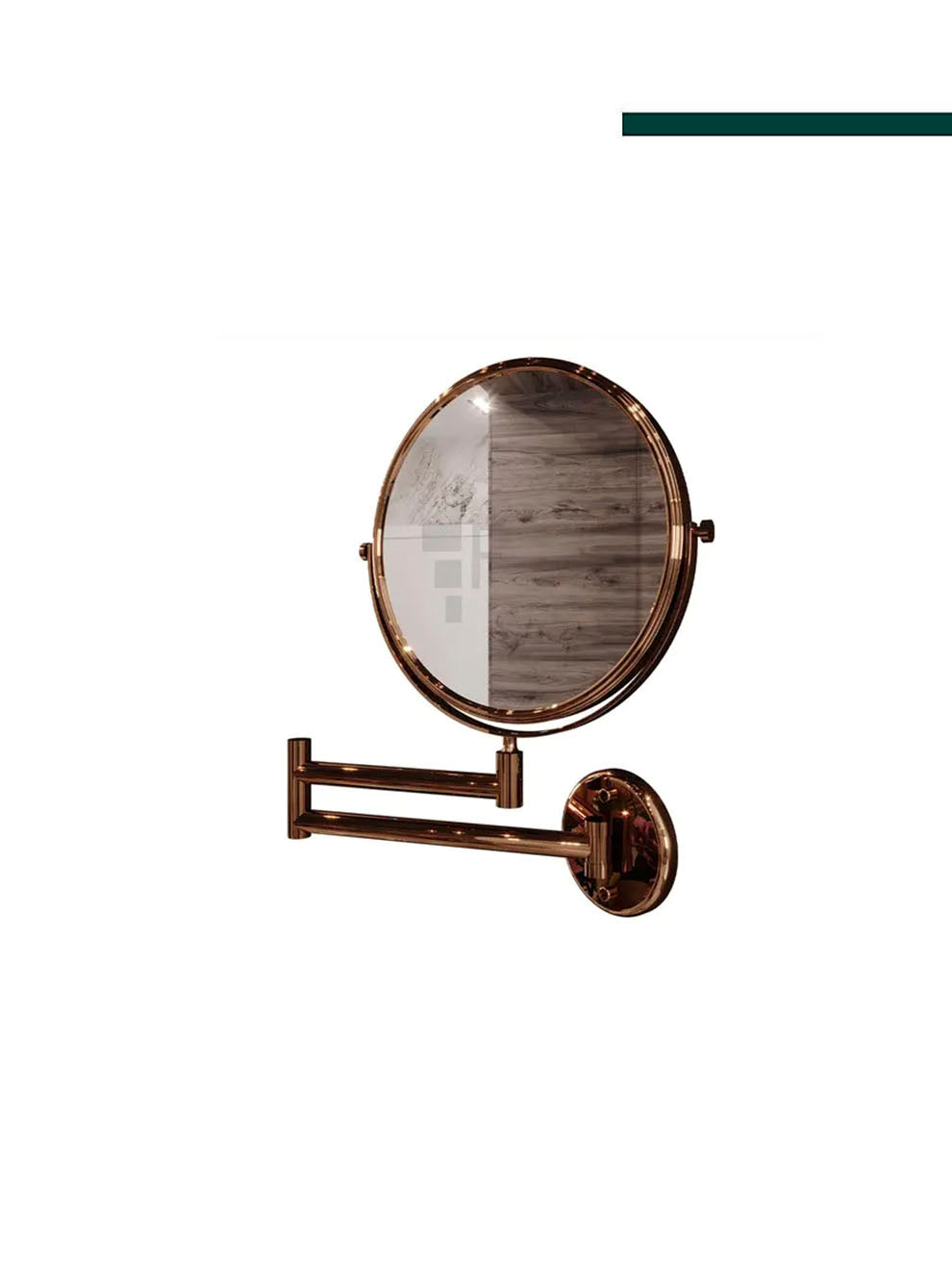 Italy - Espelho EF-L-8 Redondo E6520 Red gold