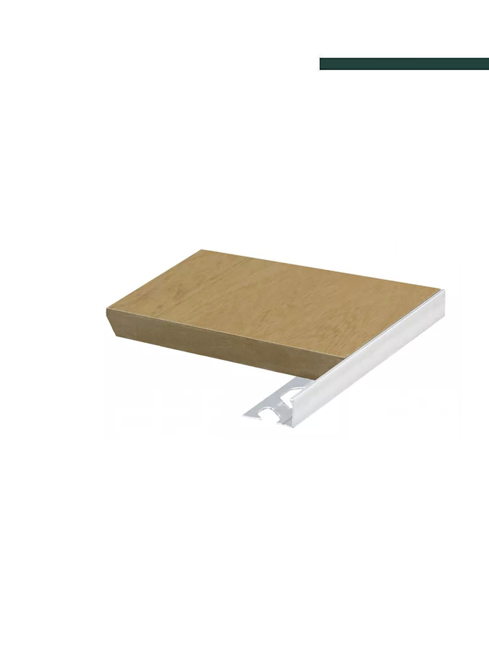Viscardi - Perfil Ravena matte 124 - 3mm x 12mm x 3m - (5 peças)