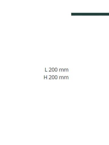 GART - Moldura Nomastyln MOD Z102 200mm x 200mm x 2,00m - KIT COM 4 PEÇAS