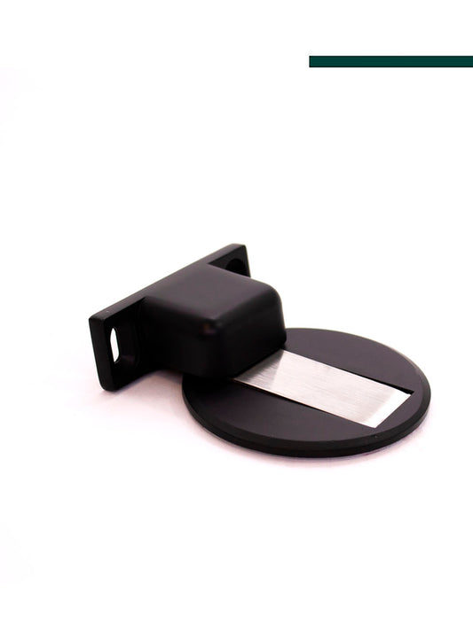 Trava Porta Magnético Slim Preto - Comfortdoor