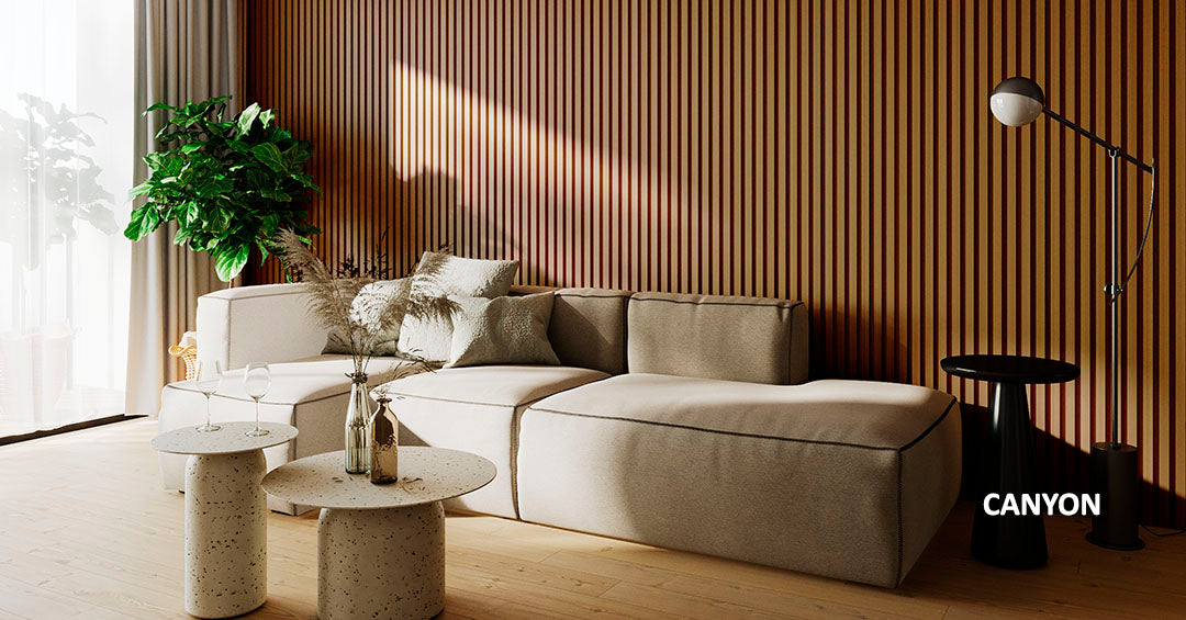 Painel Ripado Essence 15mm - 270 x 48 cm - Caixa - MDF Ultra - Barreto