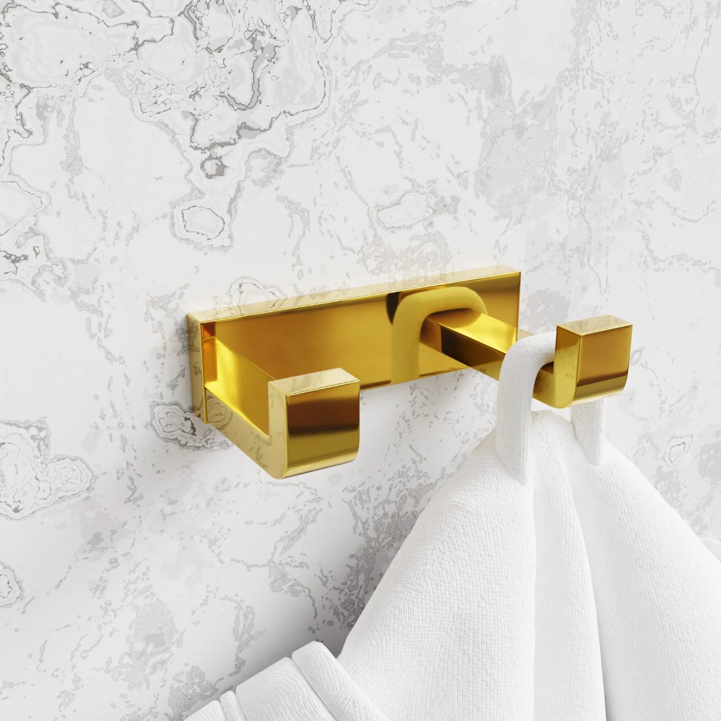 Cabide Duplo Eterna IL9022 inox Gold - Italyline